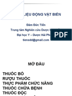 Bai Giang Duoc Lieu Dong Vat Bien