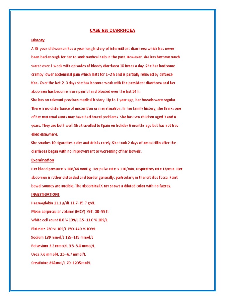 Case 63 PDF Hypertension Medical Specialties