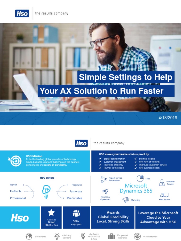 Optimizing AX Performance Settings | PDF | Microsoft Sql Server | Databases