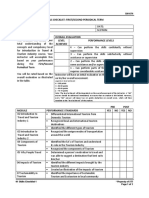 Skills Checklist: First/Second Periodical Term: Tourism Industry Course