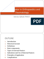 External Fixator in Orthopaedics and Traumatology