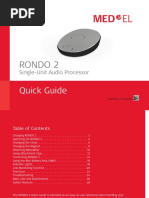 RONDO 3 Quick Guide for Users | PDF | Hearing Aid | Electrical Connector