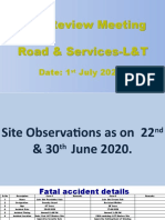 HSE Review Meeting Road & Services-L&T
