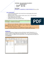 Design and Implement A Graphical User Interface