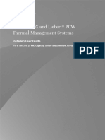 Liebert PDX PCW Thermal Management System User Manual