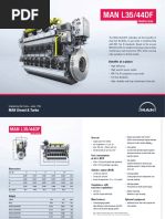 MAN L58/64 Marine Engine Specifications | PDF