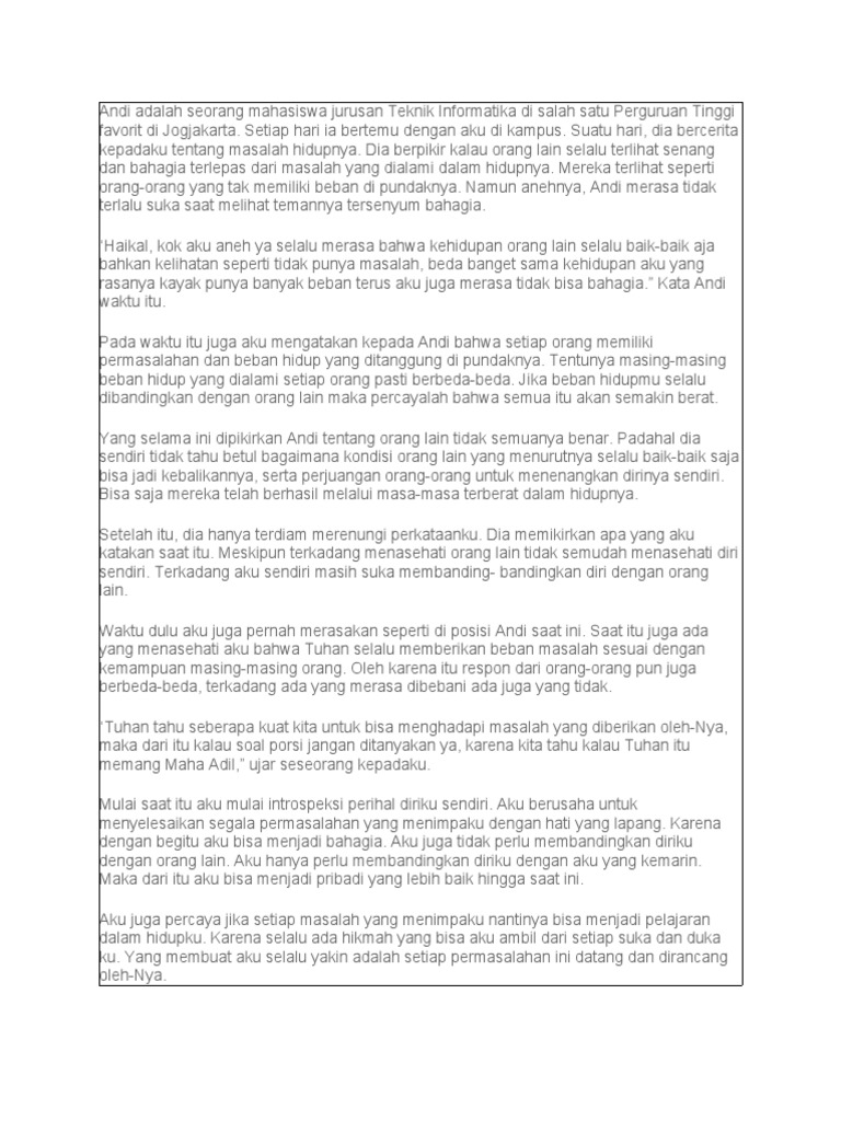 Cerpen Buatan 3  PDF