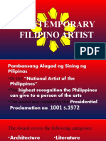 Contemporary Filipino Artist