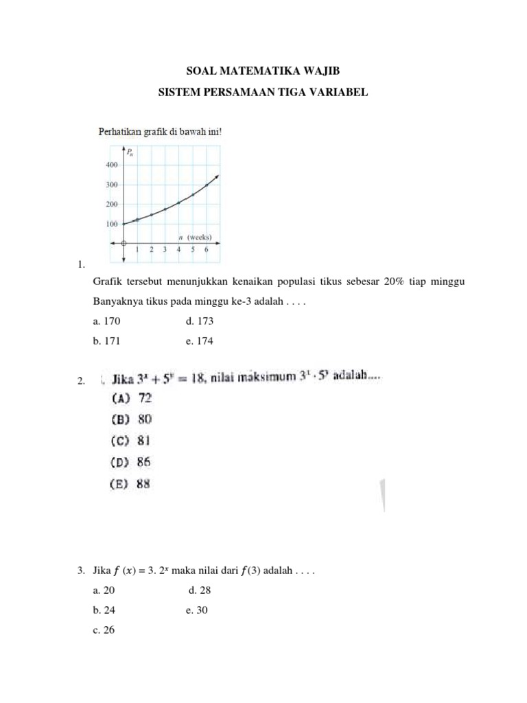 Soal Matematika Minat Eksponen | PDF | Metode & Bahan Ajar