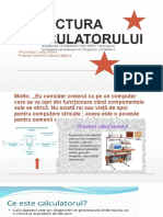 STRUCTURA CALCULATORULUI