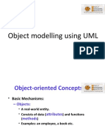 Object Modelling Using UML