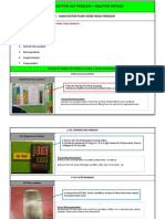 Rubber-Injection M/C Problem - Reaction Method: Case: Main Motor Pump More Noise Problem