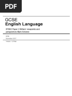 AQA GCSE English Language 8700/1 Mark Scheme | PDF | Linguistics ...