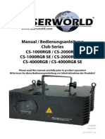 0 Laserworld Manual Club Series CS-1000RGB 2000RGB 4000RGB - Reg SE 20130