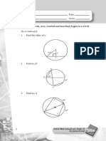 Lesson 1. Chords, Arcs, Central and Inscribed Angles in A Circle