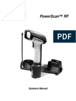 Powerscan RF: Systems Manual