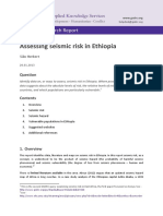 Assessing Seismic Risk in Ethiopia: Helpdesk Research Report