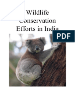 10th Icse Project Wildlife Conservation Efforts in India