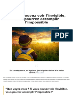 Si Vous Pouvez Voir Linvisible Vous Pourrez Accomplir Limpossible