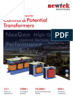 Control & Potential Transformers - Newtek Electricals Control Transformer, Potential Transformer