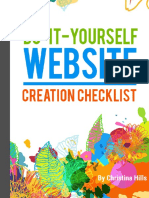 Do It Yourself Website Creation Checklist Christinahills 041421