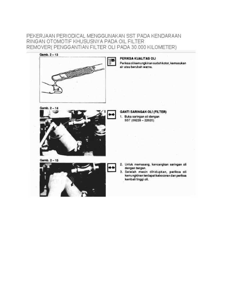 Special Service Tools Pada Periodical Maintenance Pdf