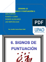 SEMANA 10-PARRÁFO Y PUNTUACIÓN II-LAS MAYÚSCULAS