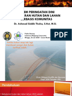 Sistem Peringatan Dini Karhutla Berbasis Komunitas