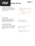 Learn Java - Two-Dimensional Arrays Cheatsheet - Codecademy