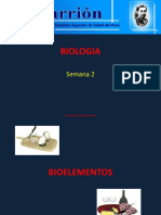 SEMANA 2-  BIOELEMENTOS