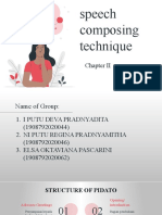 PUBLIC SPEAKING - Speech Composing Technique