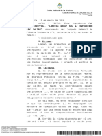 18. CFed La Plata 15.03.2018 Lomitas Group - Simulacion dolosa de pago