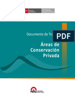 Áreas de Conservación Privada Documento de Trabajo 10