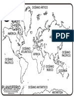 Mapa Mundi Sin Division Politica