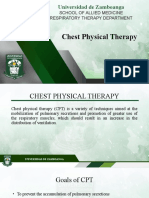 Universidad de Zamboanga: Chest Physical Therapy