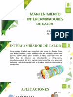 Mantenimiento de intercambiadores de calor