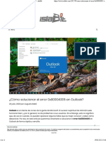 ¿Cómo Solucionar El Error 0x80004005 en Outlook - IslaBit