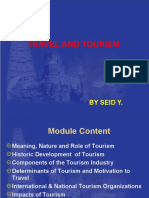 TRAVEL AND TOURISM HISTORY