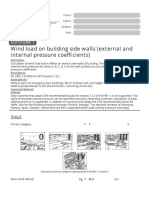 Calculation of Wind Load on Building Side Walls - Eurocode 1