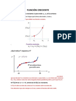 Función Creciente