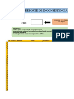 Primer Reporte de Inconsistencias Del Mes de Junio