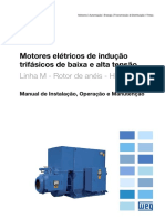 WEG Manual - Motores de Inducao BT-At Rotor de Anéis (MAF) - PT-BR