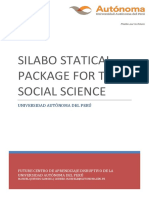 Silabo SPSS Sábado - Mañana - Septiembre - 2021 - Act