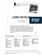 instalar ceramica