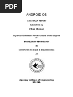 Download Android OS Seminar Report by Vikas Dhiman SN52729447 doc pdf