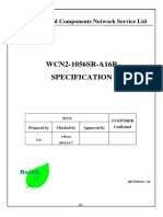 WCN2-1056SR-A16R Dual Digit LED Display Specification