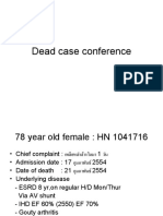 Dead case conference 1