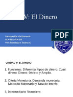 Unidad V - El Dinero