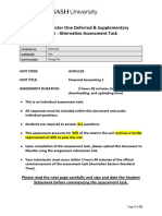 2021 Semester One Deferred & Supplementary Exam - Alternative Assessment Task