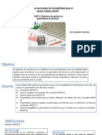 Deterioro activos no generadores efectivo NICSP 21